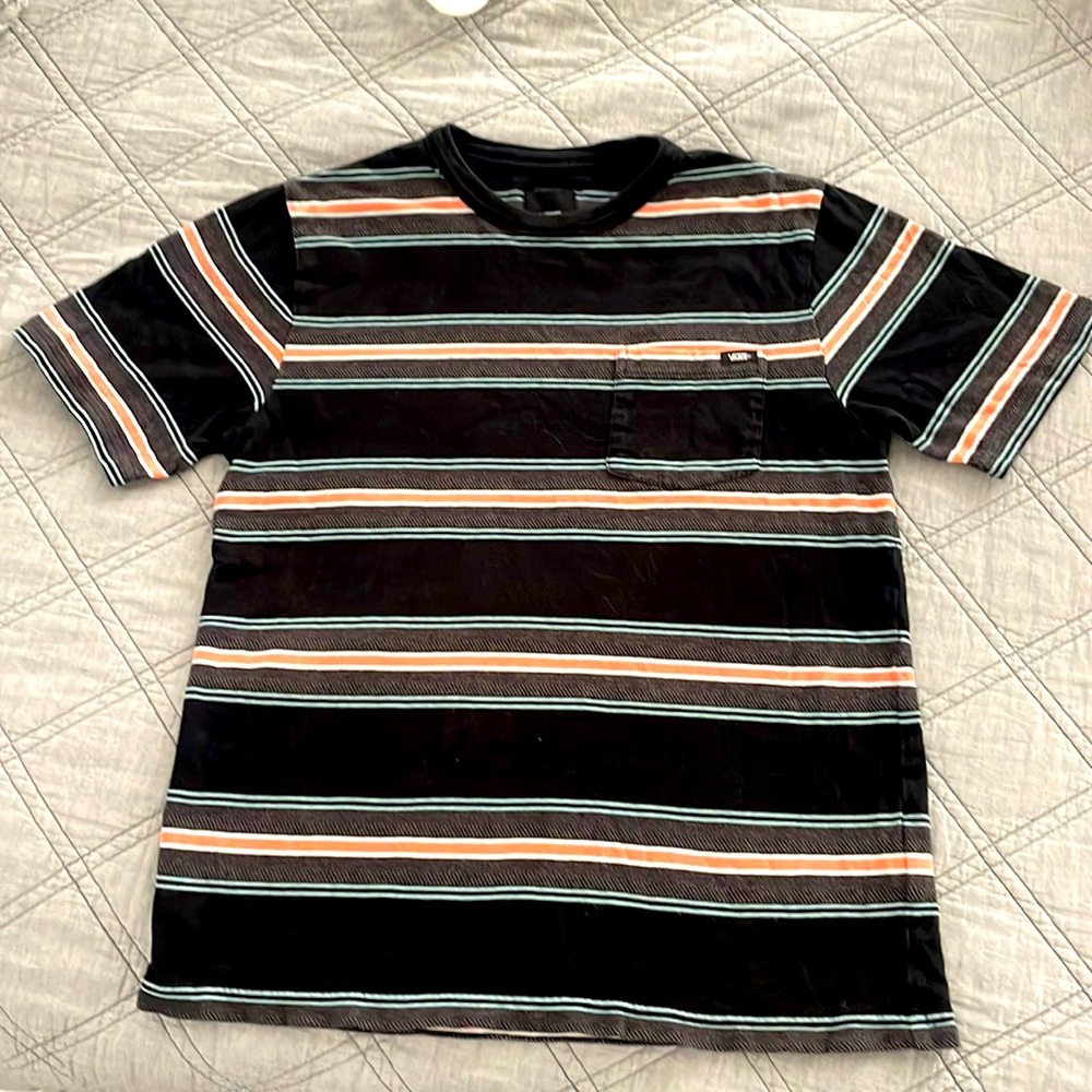 Vans boys stripped t-shirt